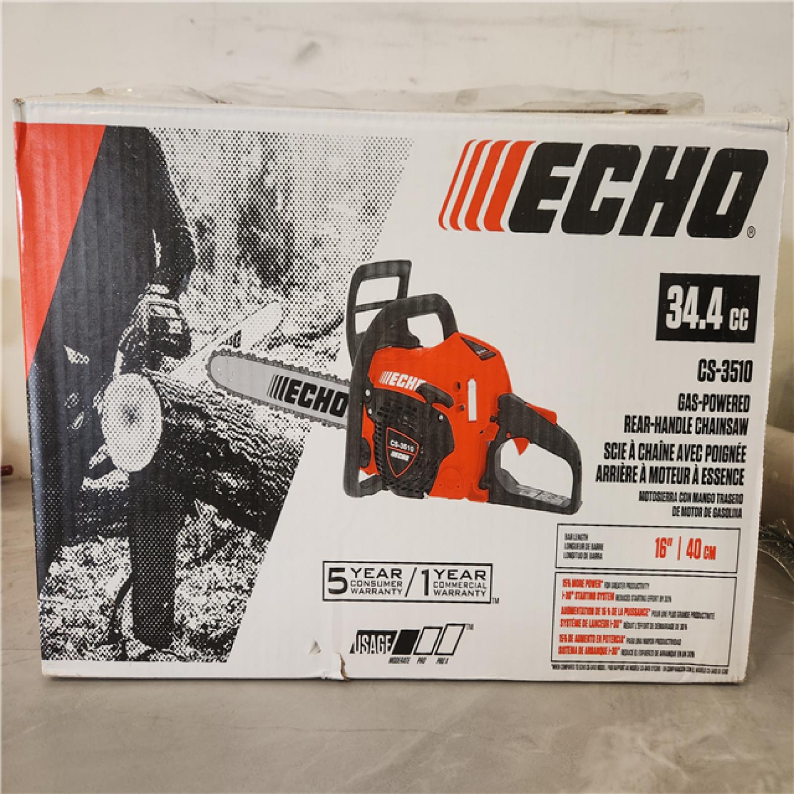 Phoenix ECHO 16 in. 34.4 cc Gas 2-Stroke Engine Rear Handle Chainsaw