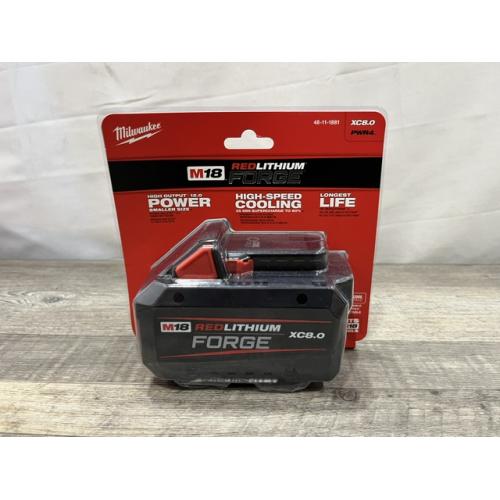 NEW - Milwaukee 18V Lithium-Ion REDLITHIUM FORGE XC 8.0 Ah Battery Pack