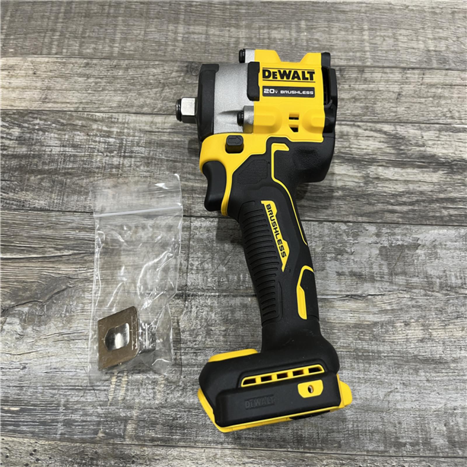 AS-IS DEWALT ATOMIC 20V MAX Cordless Brushless 1/2 in. Variable Speed Impact Wrench (Tool Only)