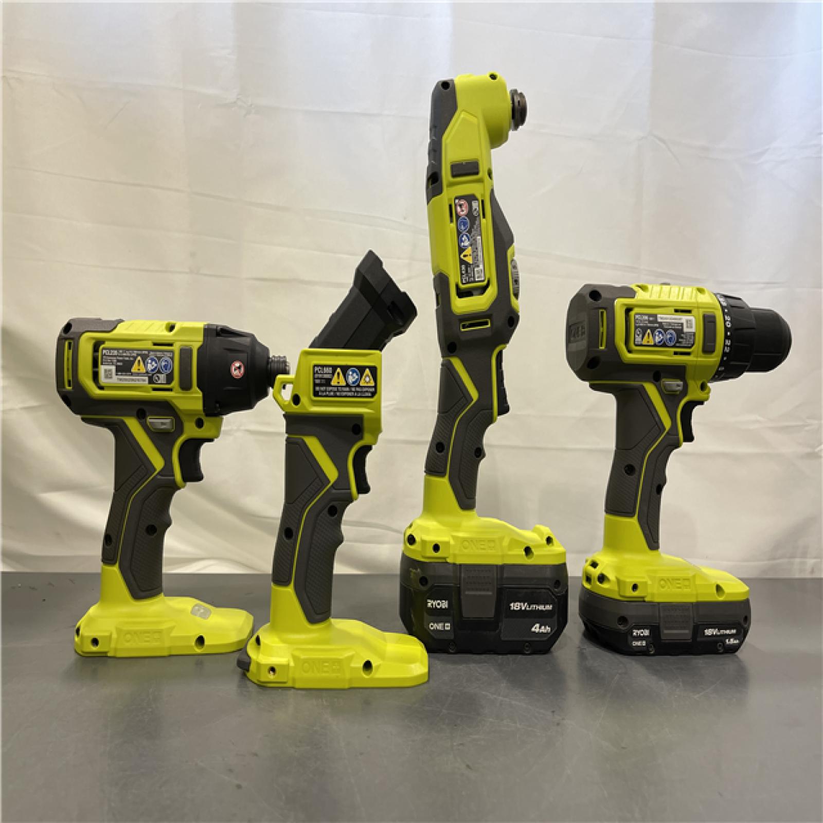 AS-IS - RYOBI ONE+ 18V Cordless 6-Tool Combo Kit