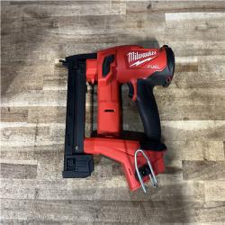 Houston Location AS-IS Milwaukee FUEL 18-Volt Lithium-Ion Brushless Cordless 18-Gauge 1/4 in. Narrow Crown Stapler (Tool-Only)