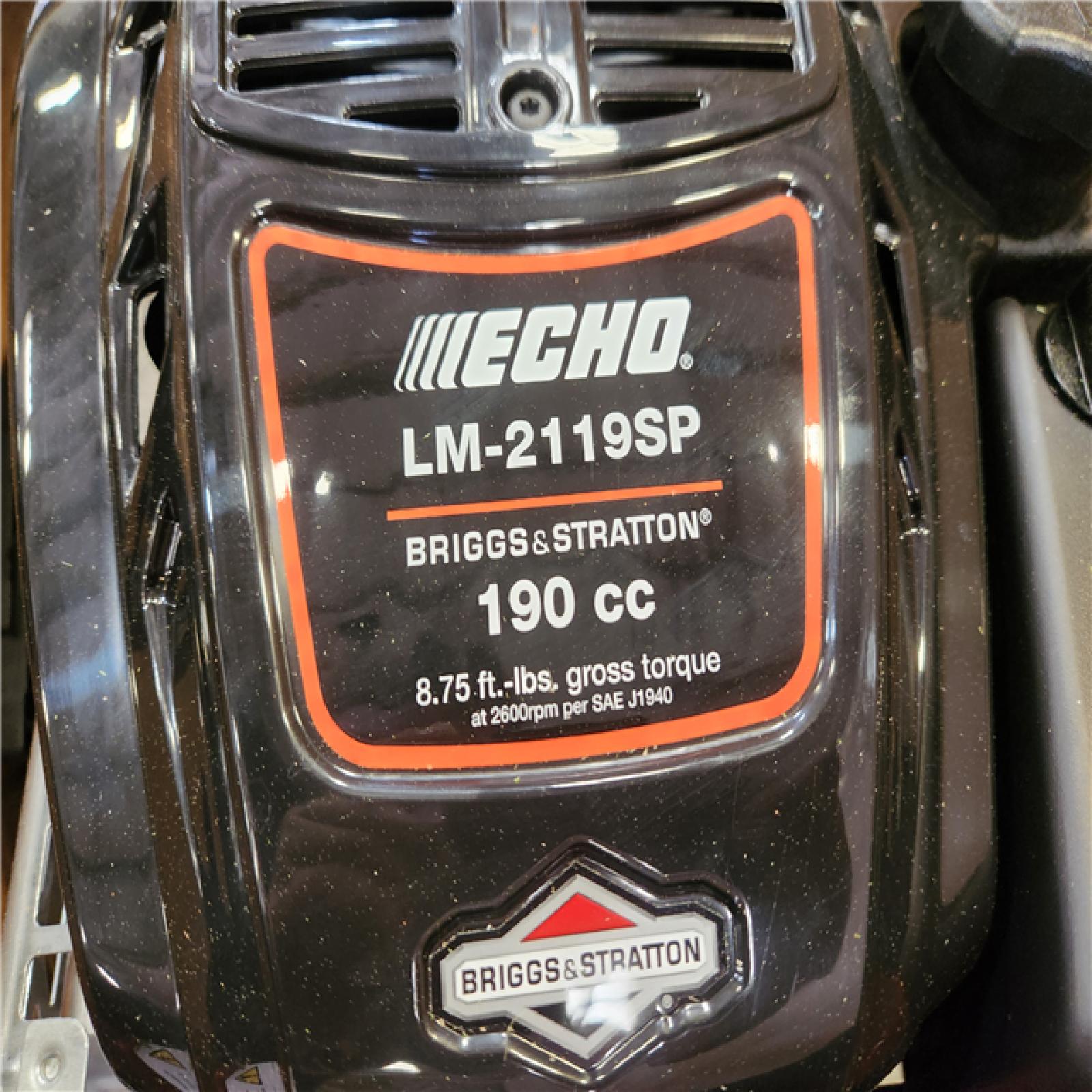 Phoenix AS-IS ECHO 21 in. 190 cc Briggs and Stratton Gas 3-in-1 Dual Blade RWD Self-Propelled Lawn Mower with Single Lever Deck Adjustment