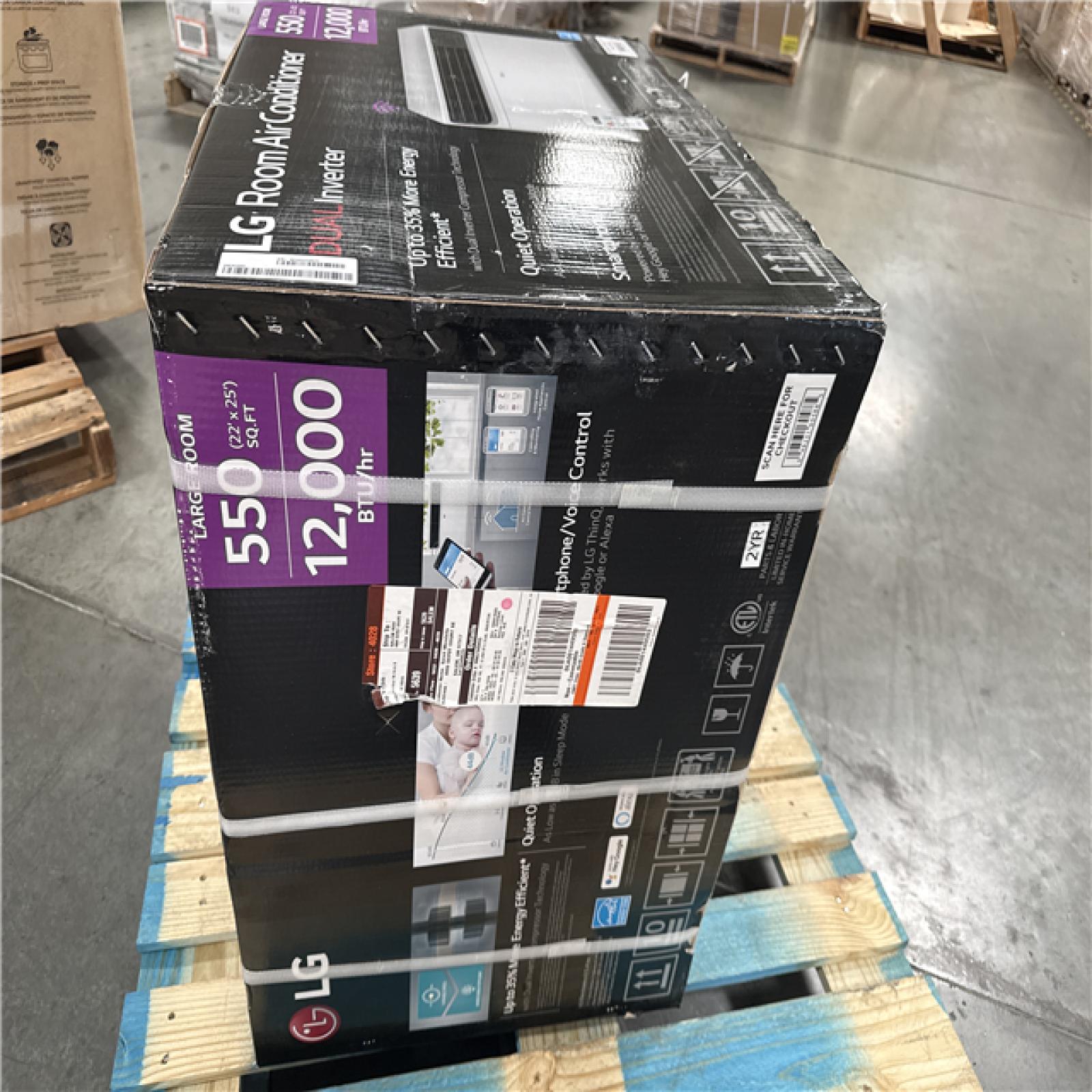CALIFORNIA AS IS LG ROOM AIR CONDITIONER LW1222IVSM