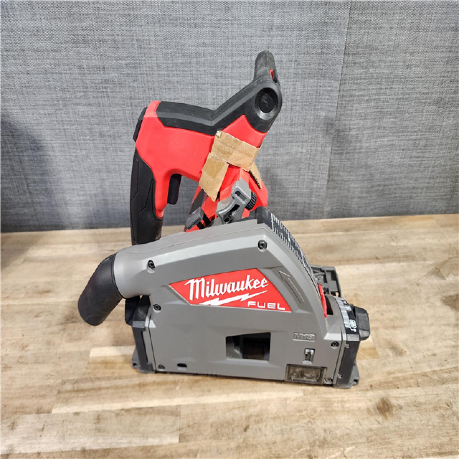 HOUSTON LOCATION - AS-IS Milwaukee M18 FUEL 18V Lithium-Ion Cordless Brushless 6-1/2 in. Plunge Cut Track Saw (Tool-Only)
