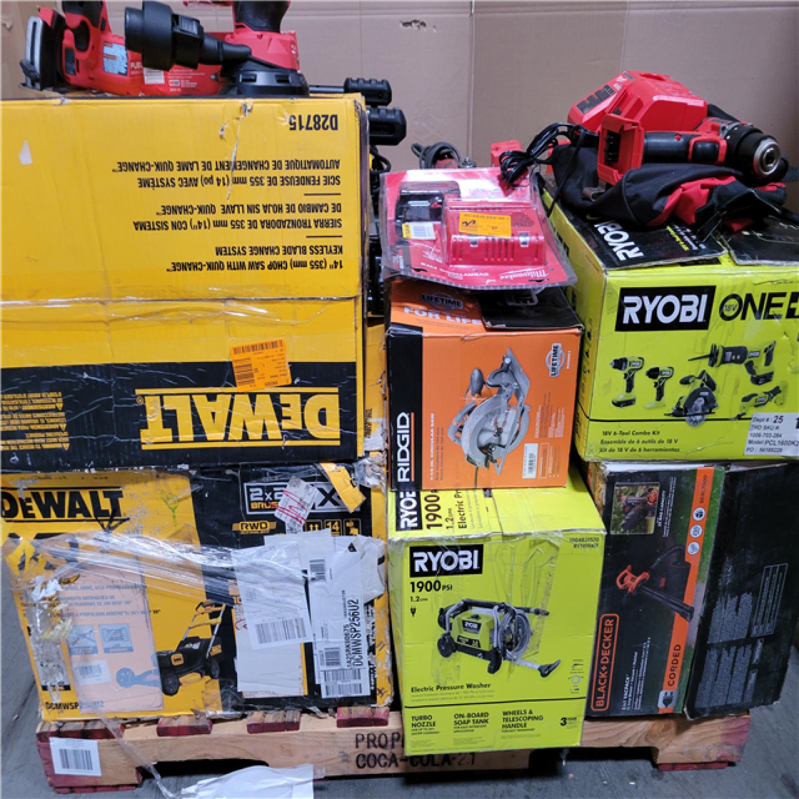 CALIFORNIA AS-IS TOOL PALLET