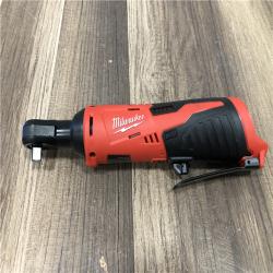 AS-IS Milwaukee M12 12V Lithium-Ion Cordless 3/8 in. Ratchet (Tool-Only)