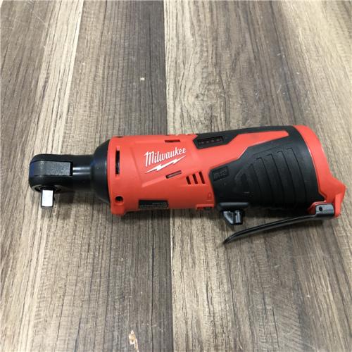 AS-IS Milwaukee M12 12V Lithium-Ion Cordless 3/8 in. Ratchet (Tool-Only)