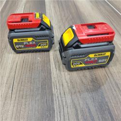 AS-IS  DEWALT FLEXVOLT 20V/60V MAX Lithium-Ion 6.0Ah Battery Pack (2 Pack)