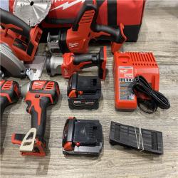 AS-IS Milwaukee 18V Lithium-Ion Cordless Combo Kit