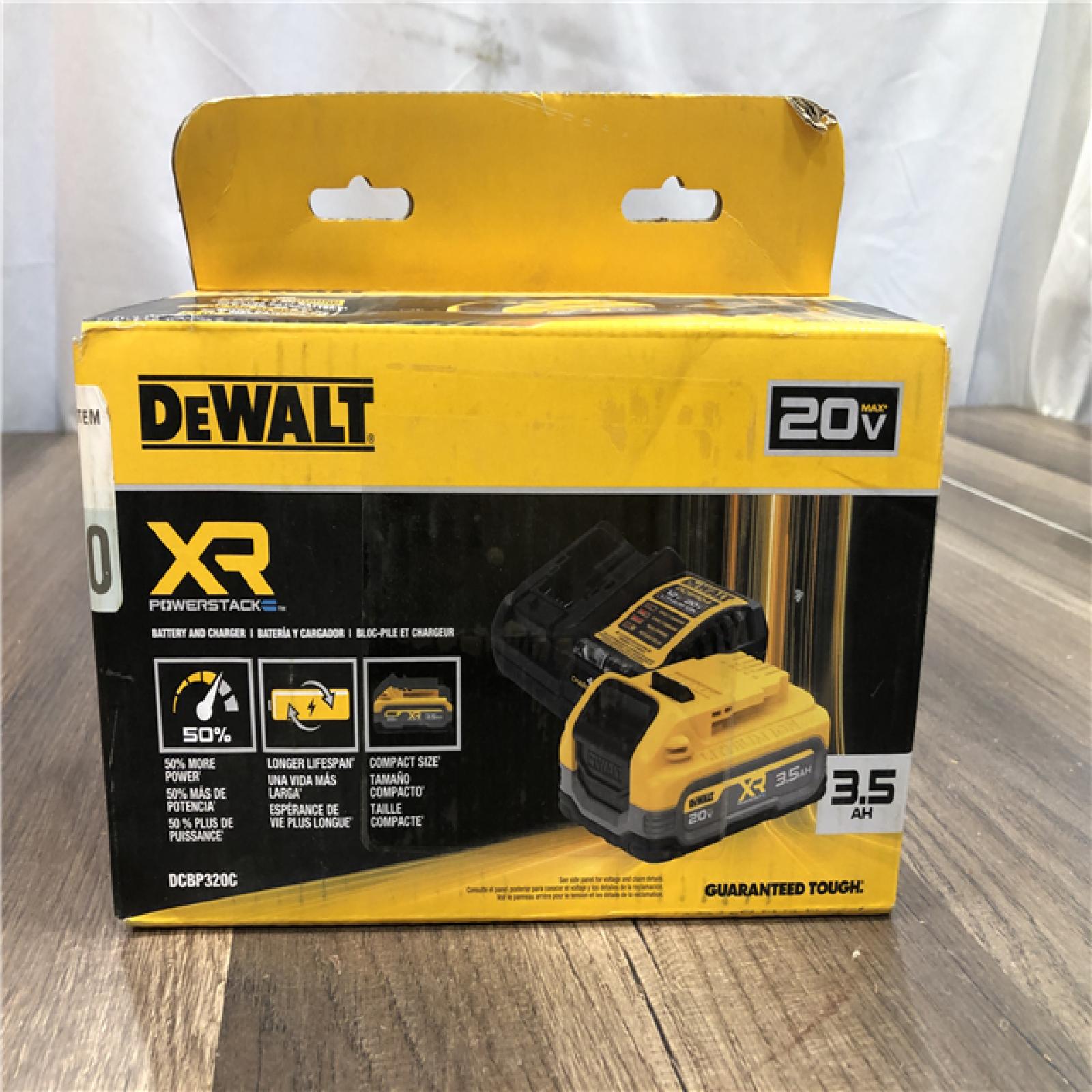 NEW- DEWALT 20V MAX XR POWERSTACK Lithium-Ion Battery Starter Kit