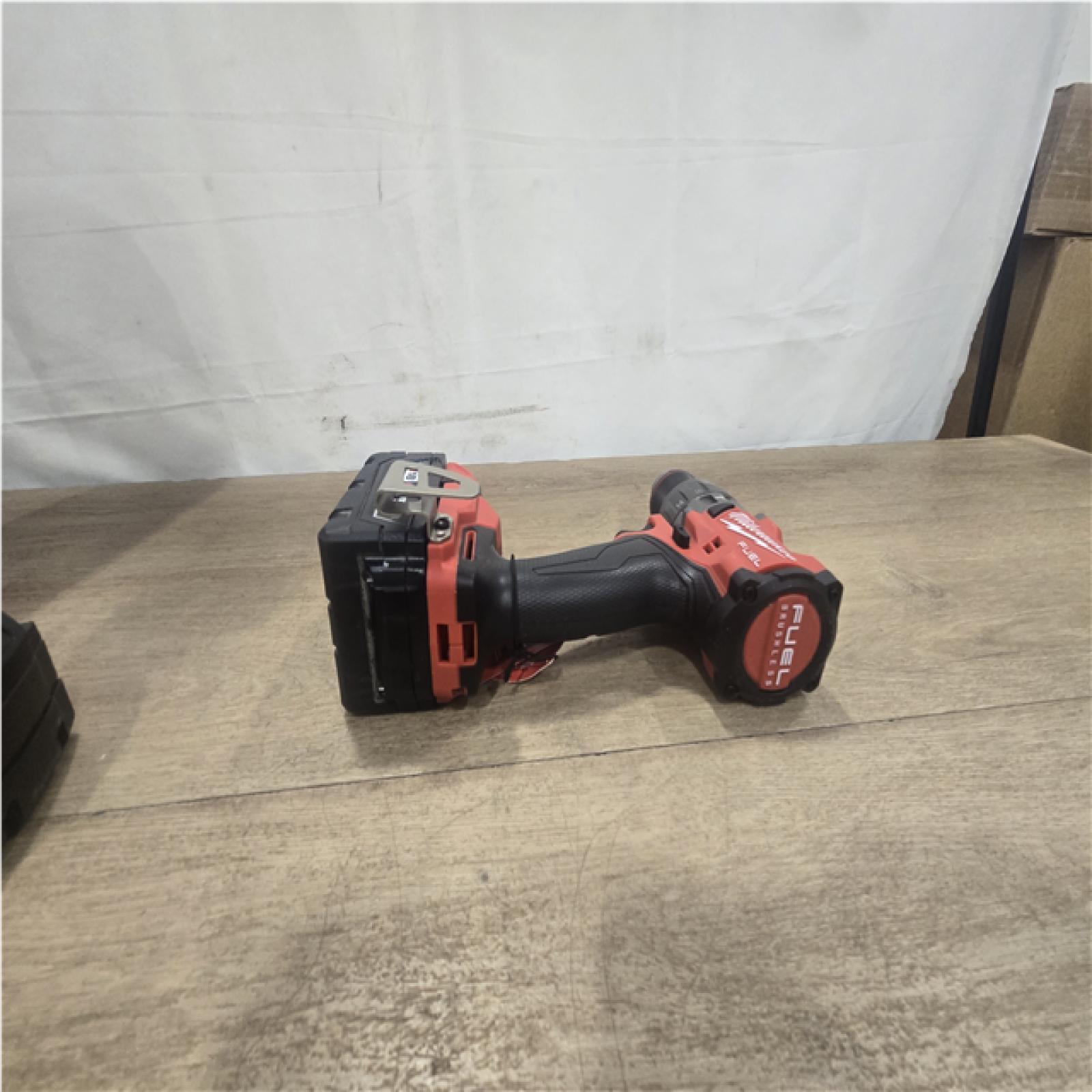 AS-IS Milwaukee FUEL 18V Lithium-Ion Brushless Cordless Hammer Drill and Impact Driver Combo Kit