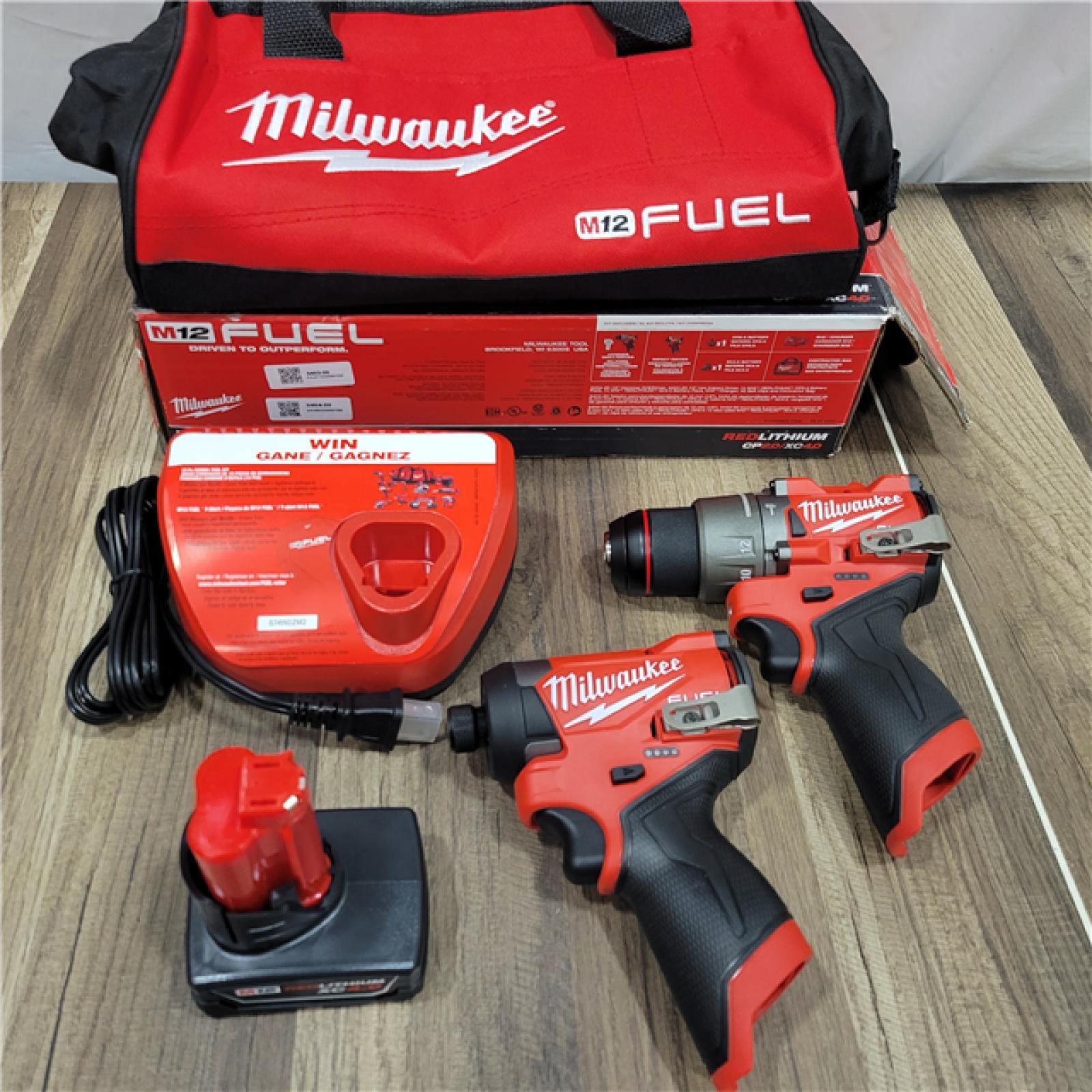 GOOD Milwaukee M12 Fuel Combo Rotomartillo 1/2 Y Llave De Impacto1/4 Nueva Generacion