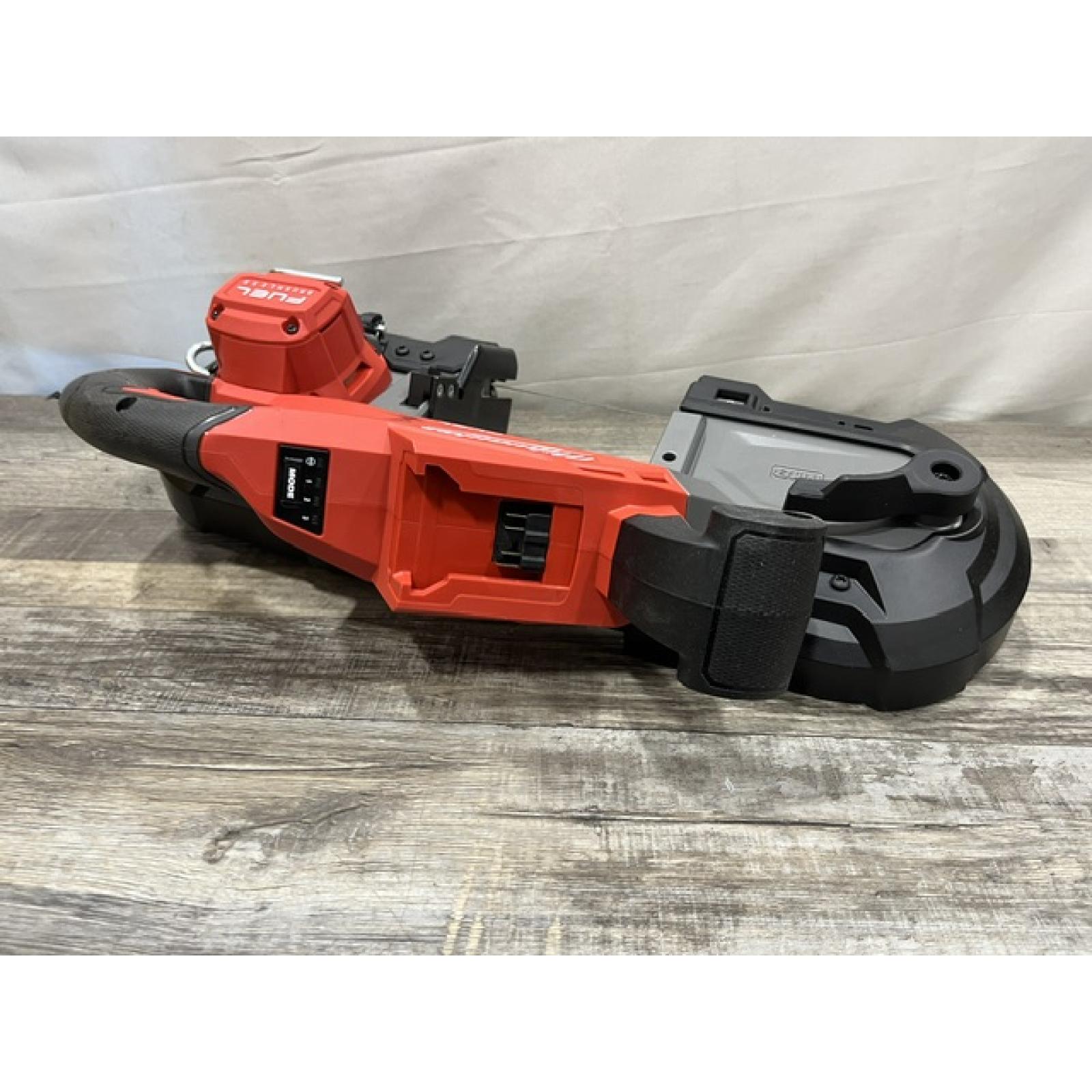 AS-IS Milwaukee FUEL 18V Lithium-Ion Brushless Cordless Deep Cut Band Saw (Tool-Only)