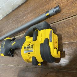AS-IS DEWALT FLEXVOLT 60V MAX 17 in. Cordless Battery Powered Attachment Capable Trimmer Kit with (1) FLEXVOLT 3 Ah Battery & Charger