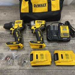 AS-IS DEWALT ATOMIC 20-Volt MAX Lithium-Ion Cordless (2-Tool) Combo Kit