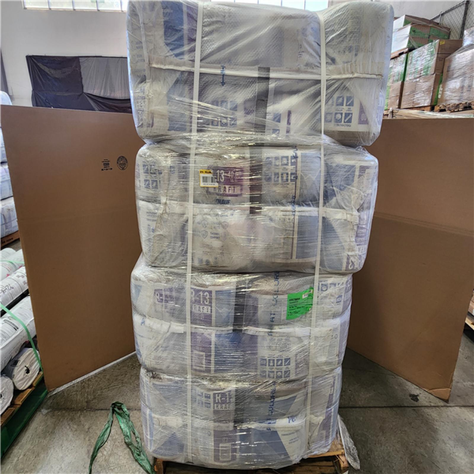 Phoenix NEW Knauf Insulation R13 Kraft Faced 15 in. x 32 ft. Fiberglass Insulation Rolls for 2x4 Wall - Sound-Reducing and Made in America (48-Rolls)