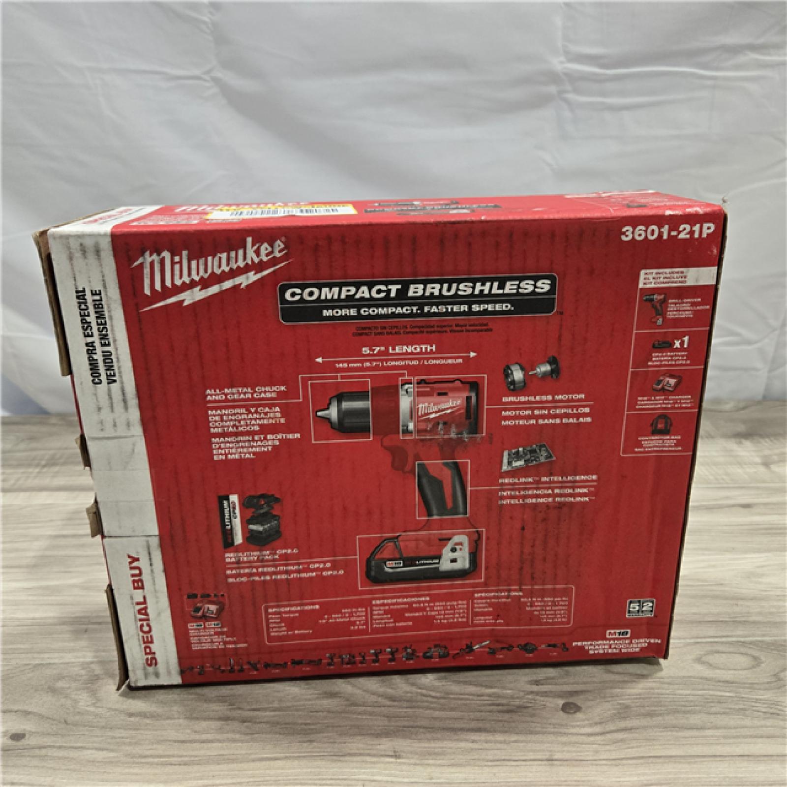 NEW! - Milwaukee M18 Compact Cordless Drill/Driver Kit