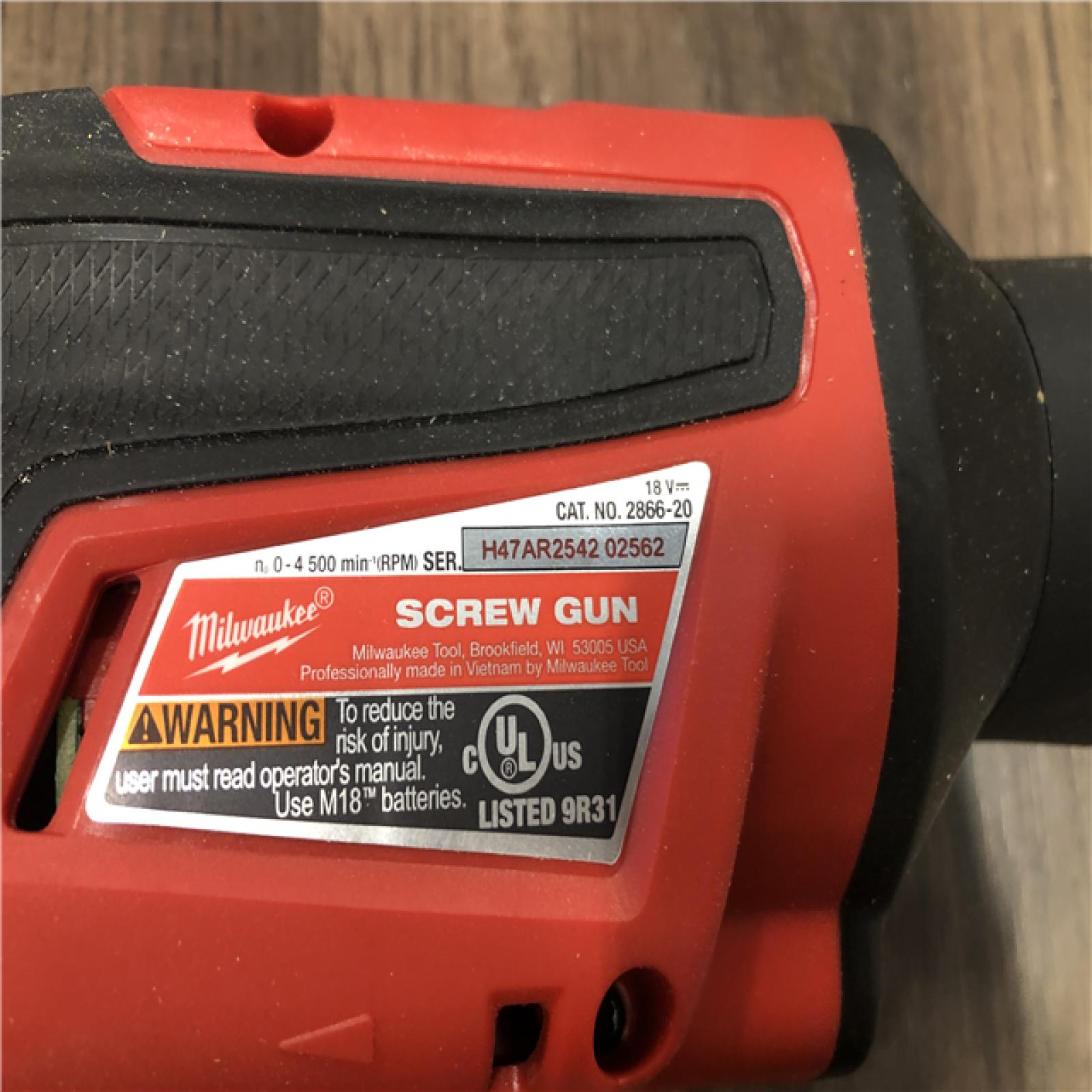 AS-IS Milwaukee  FUEL 18V Lithium-Ion Brushless Cordless Drywall Screw Gun (Tool-Only)