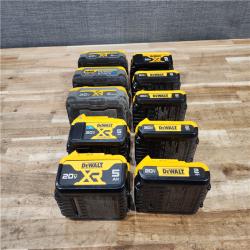 HOUSTON LOCATION - AS-IS DEWALT BATTERY PACK QTY - 10
