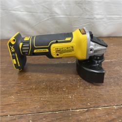 AS-IS DeWalt DCG405B 20V Max XR 4.5-Inch Slide Switch Small Angle Grinder (Tool Only)
