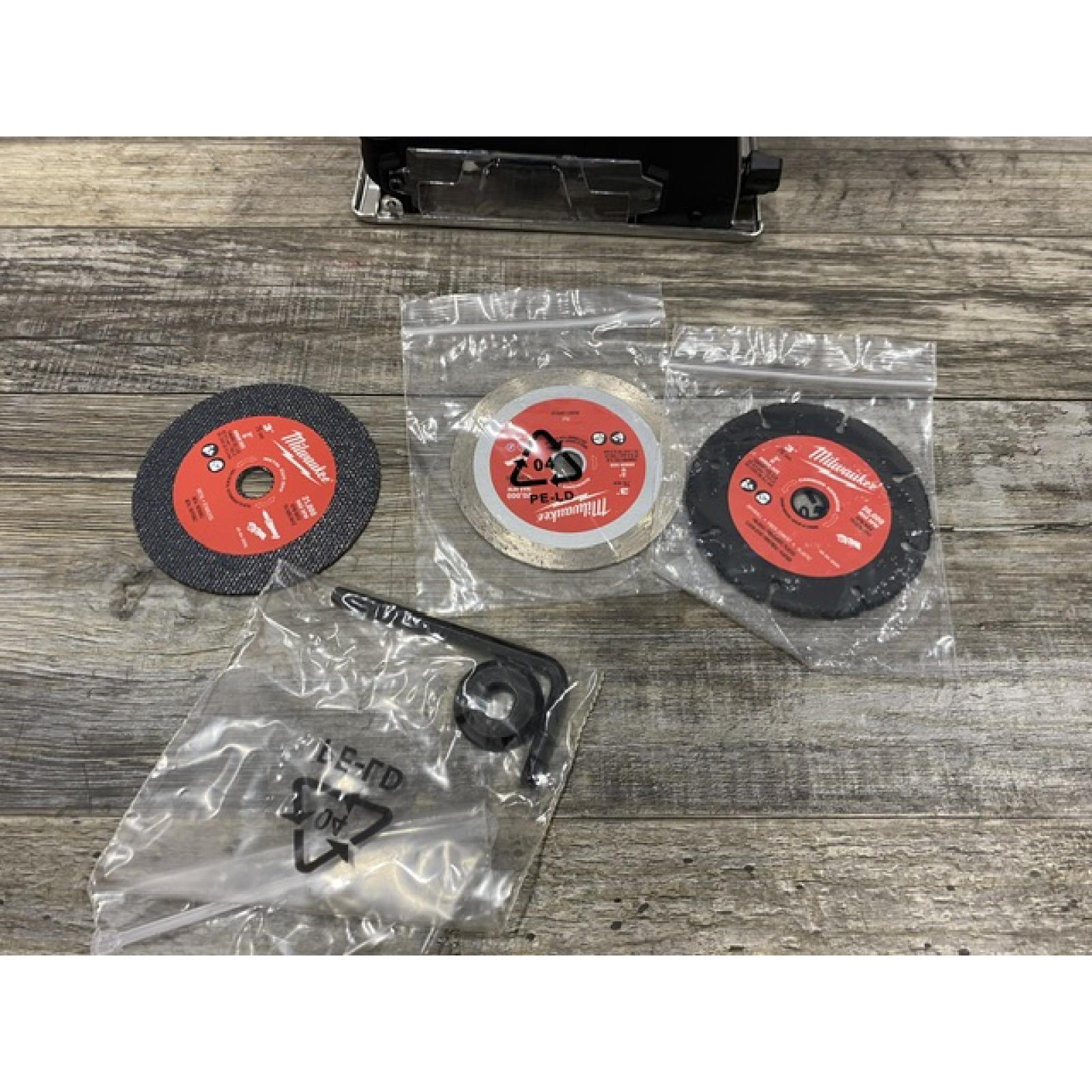 AS-IS Milwaukee  FUEL 12V Lithium-Ion Brushless Cordless 3 in. Cut Off Saw (Tool-Only)