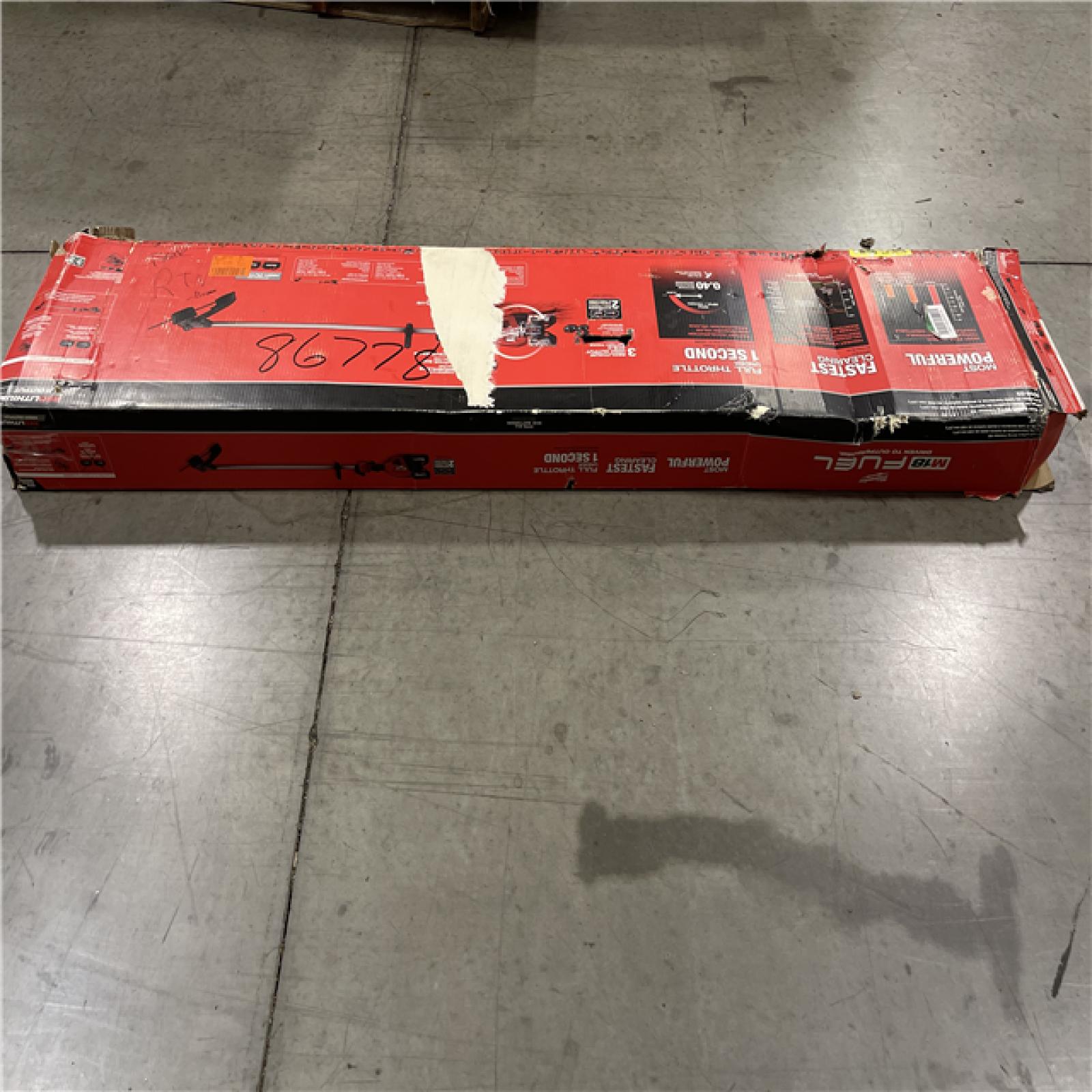 DALLAS LOCATION- AS-IS Milwaukee M18 FUEL 18V Brushless Cordless 17 in. Dual Battery Straight Shaft String Trimmer Kit