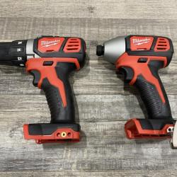 AS-IS Milwaukee 18V Lithium-Ion Cordless Drill Driver/Impact Driver Combo Kit