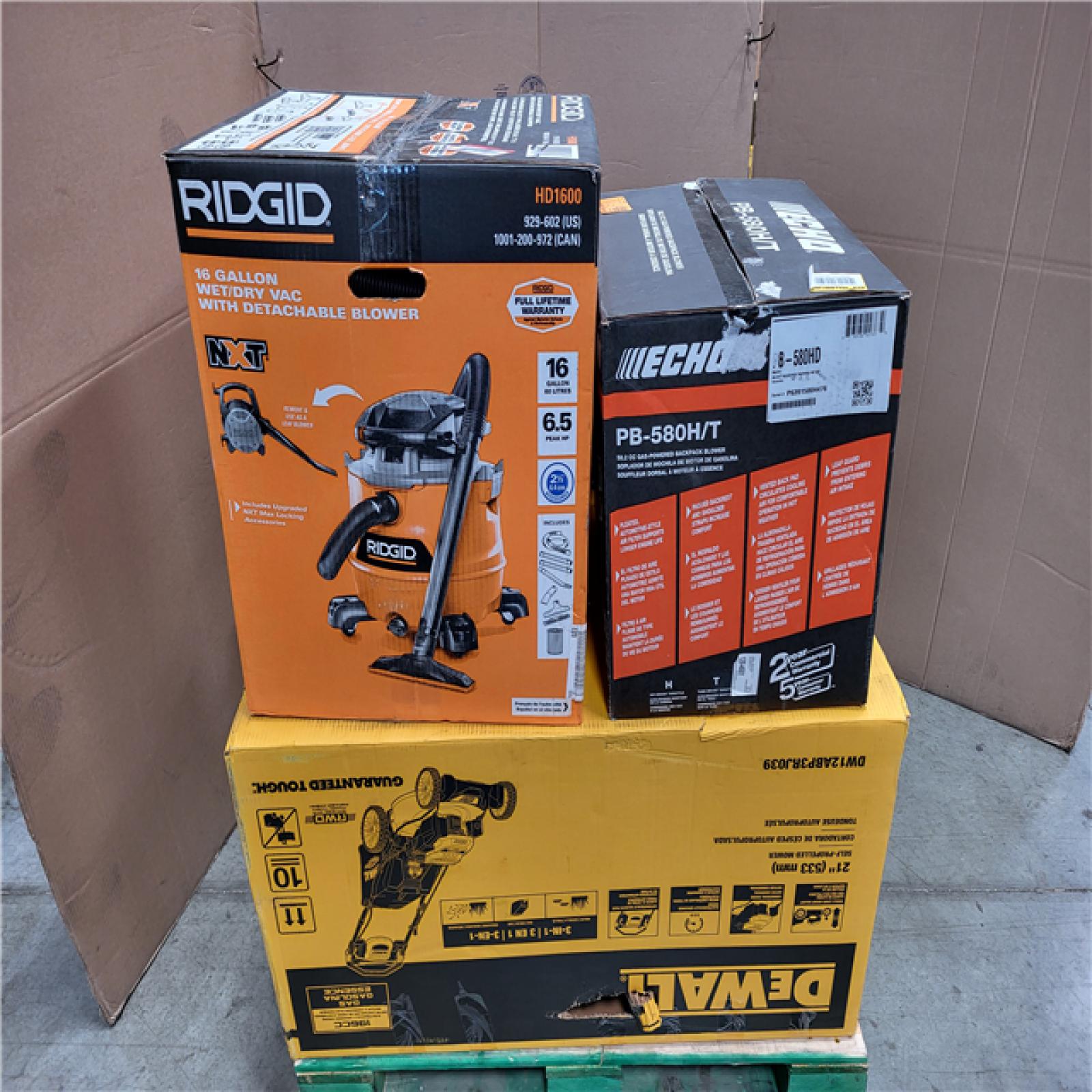CALIFORNIA AS-IS OUTDOOR POWER EQUIPMENT
