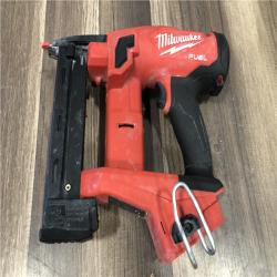AS-IS Milwaukee FUEL 18-Volt Lithium-Ion Brushless Cordless 18-Gauge 1/4 in. Narrow Crown Stapler (Tool-Only)