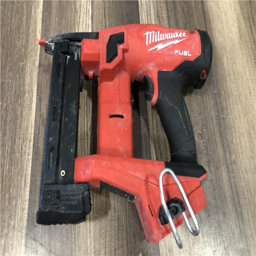 AS-IS Milwaukee FUEL 18-Volt Lithium-Ion Brushless Cordless 18-Gauge 1/4 in. Narrow Crown Stapler (Tool-Only)