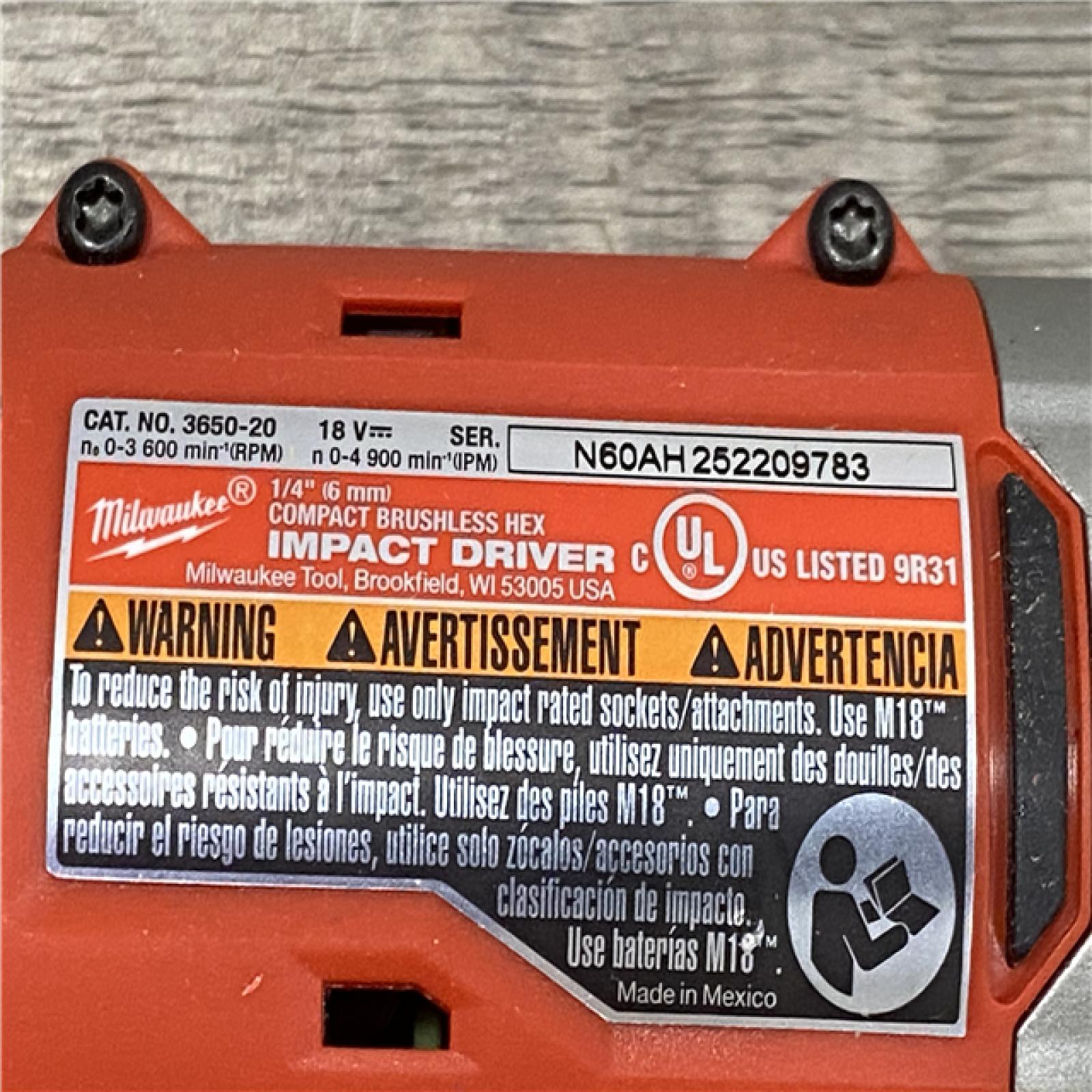 AS-IS Milwaukee 18V Lithium-Ion Brushless Cordless Compact Drill/Impact Combo Kit