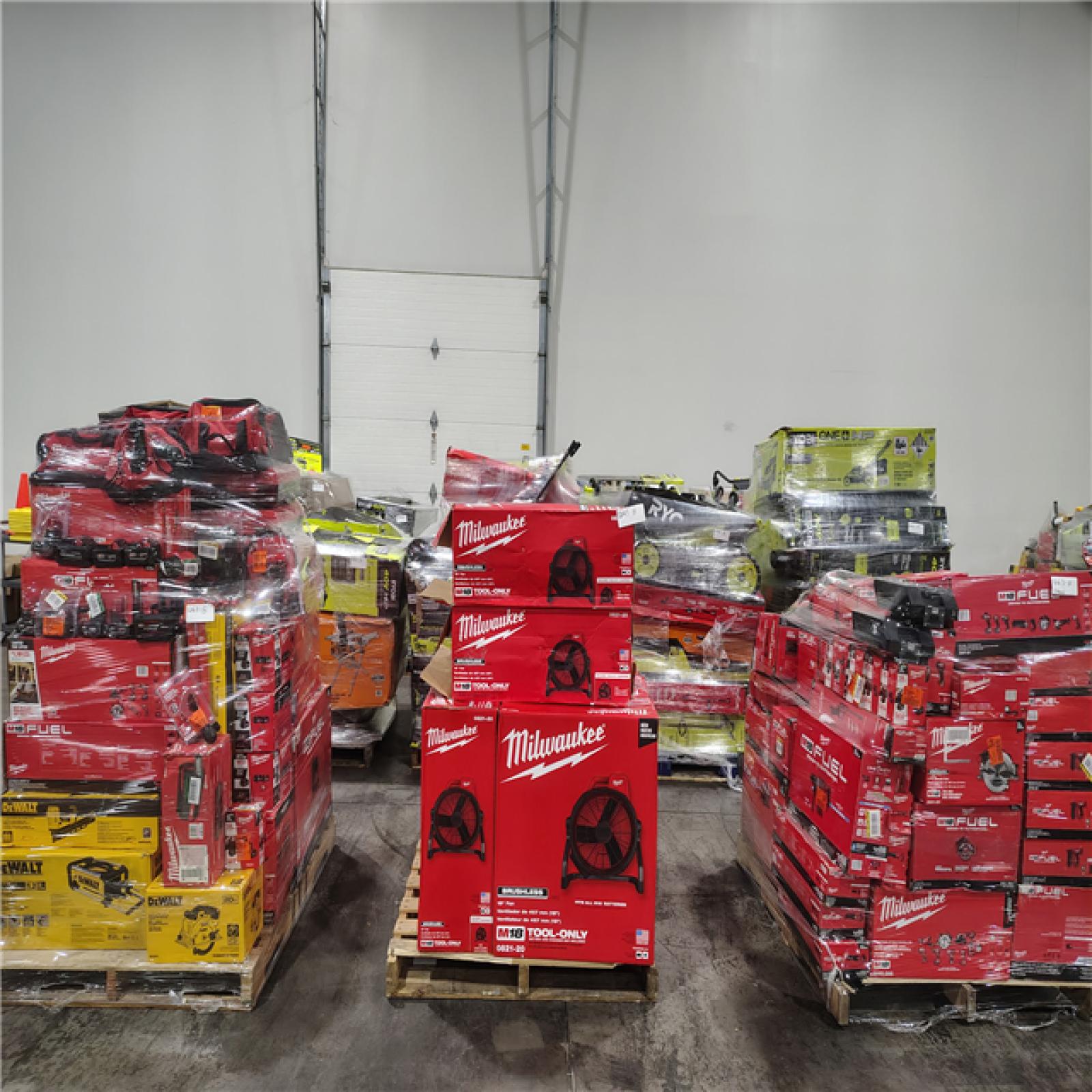 Pittston Location As-Is Power Tools Partial Truckload (13 Pallets) 1263-B