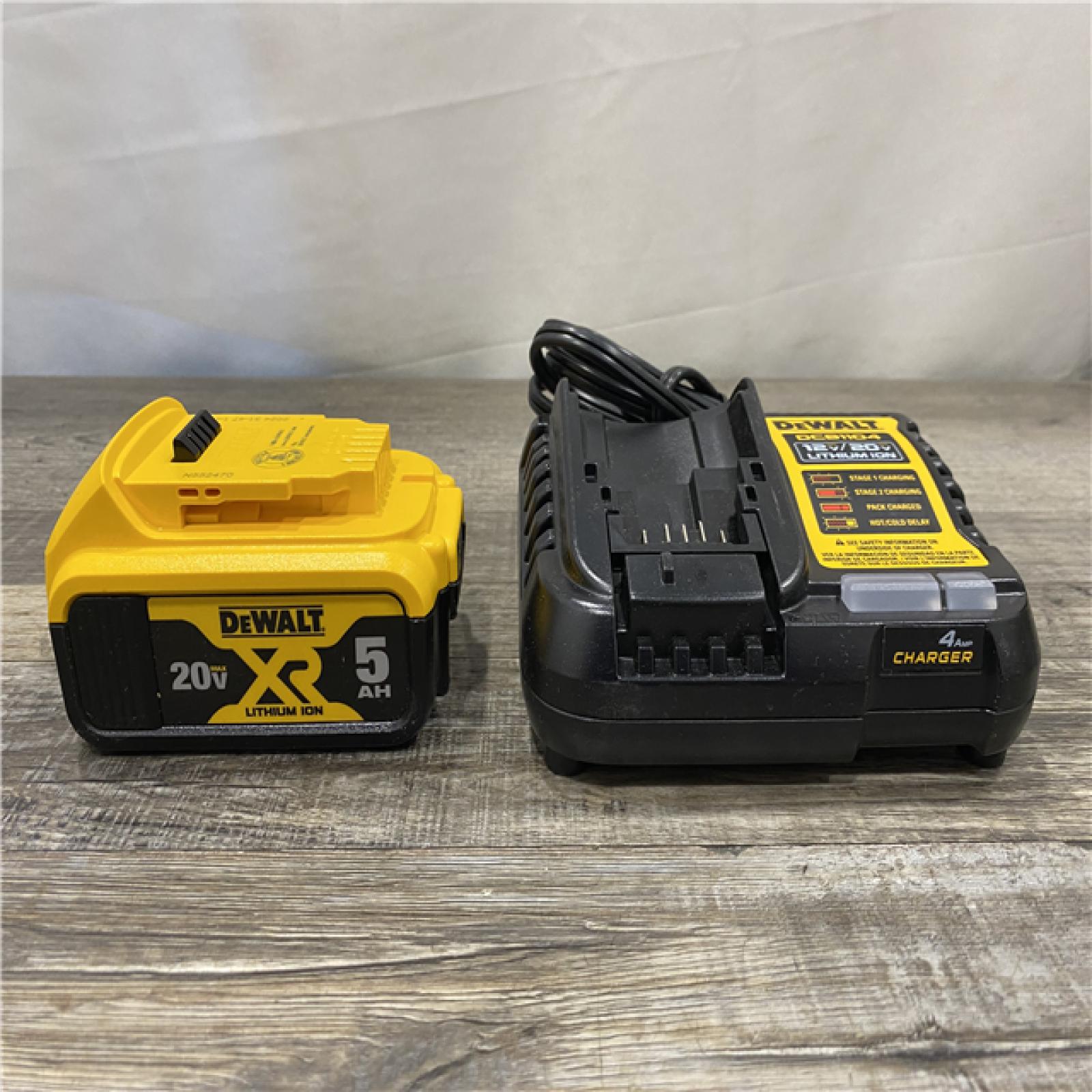 AS-IS DEWALT 20-Volt Maximum XR 5.0 Ah Battery Pack and Charger Kit