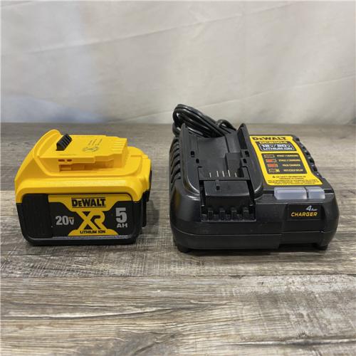 AS-IS DEWALT 20-Volt Maximum XR 5.0 Ah Battery Pack and Charger Kit