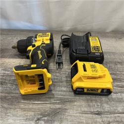 AS-IS DEWALT Atomic 20V Lithium-Ion Cordless Compact 1/2 in. Drill/Driver Kit