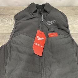 AS-IS Milwaukee Women's X-Small 12V Lithium-Ion Cordless AXIS Black Heated Vest (Vest Only)