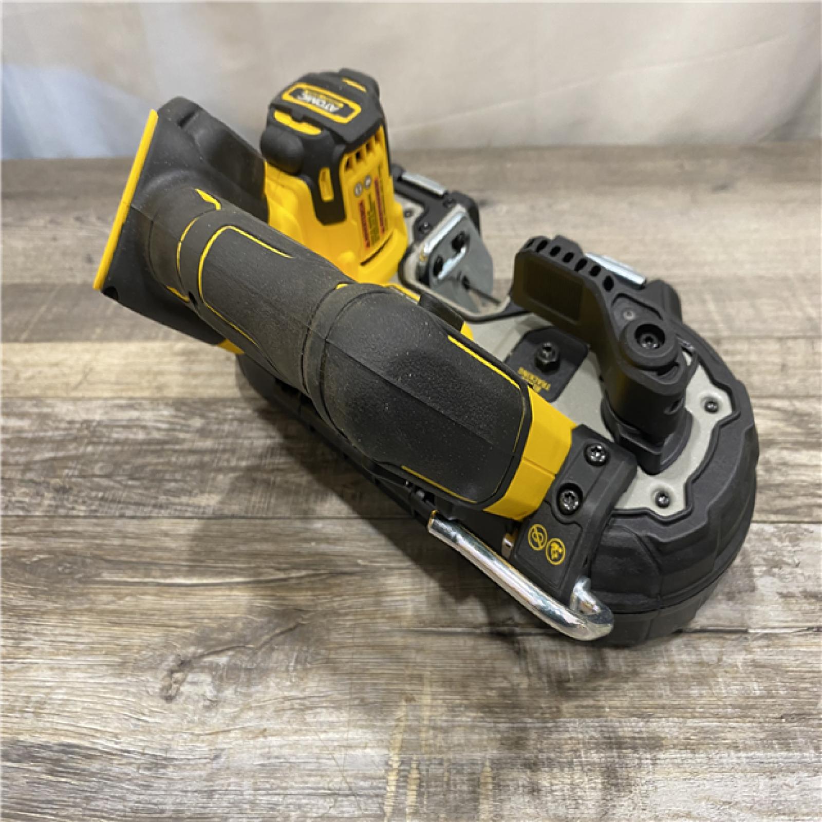 AS-IS DEWALT ATOMIC 20V MAX Cordless Brushless Compact 1-3/4 in. Bandsaw (Tool Only)