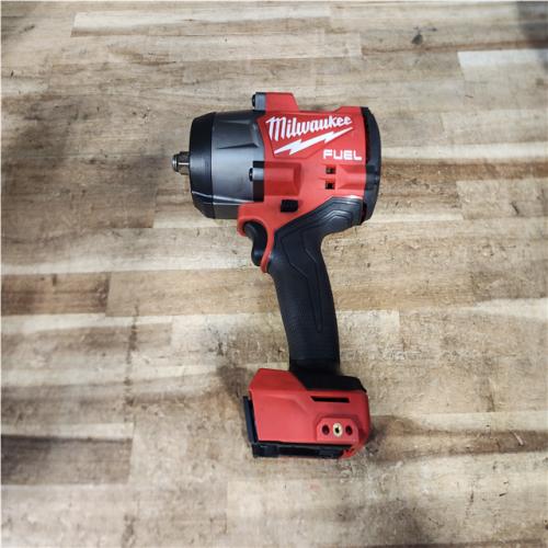 Houston Location AS-IS Milwaukee FUEL 18V Lithium-Ion Brushless Cordless 1/2 in. Impact Wrench with Friction Ring (Tool-Only)