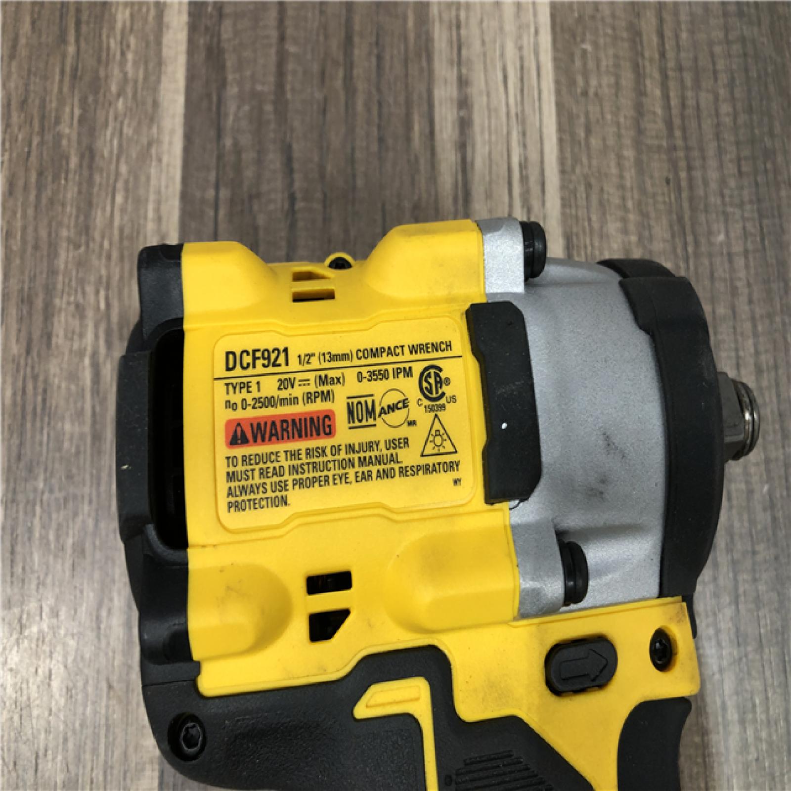AS-IS DEWALT ATOMIC 20V MAX Cordless Brushless 1/2 in. Variable Speed Impact Wrench (Tool Only)