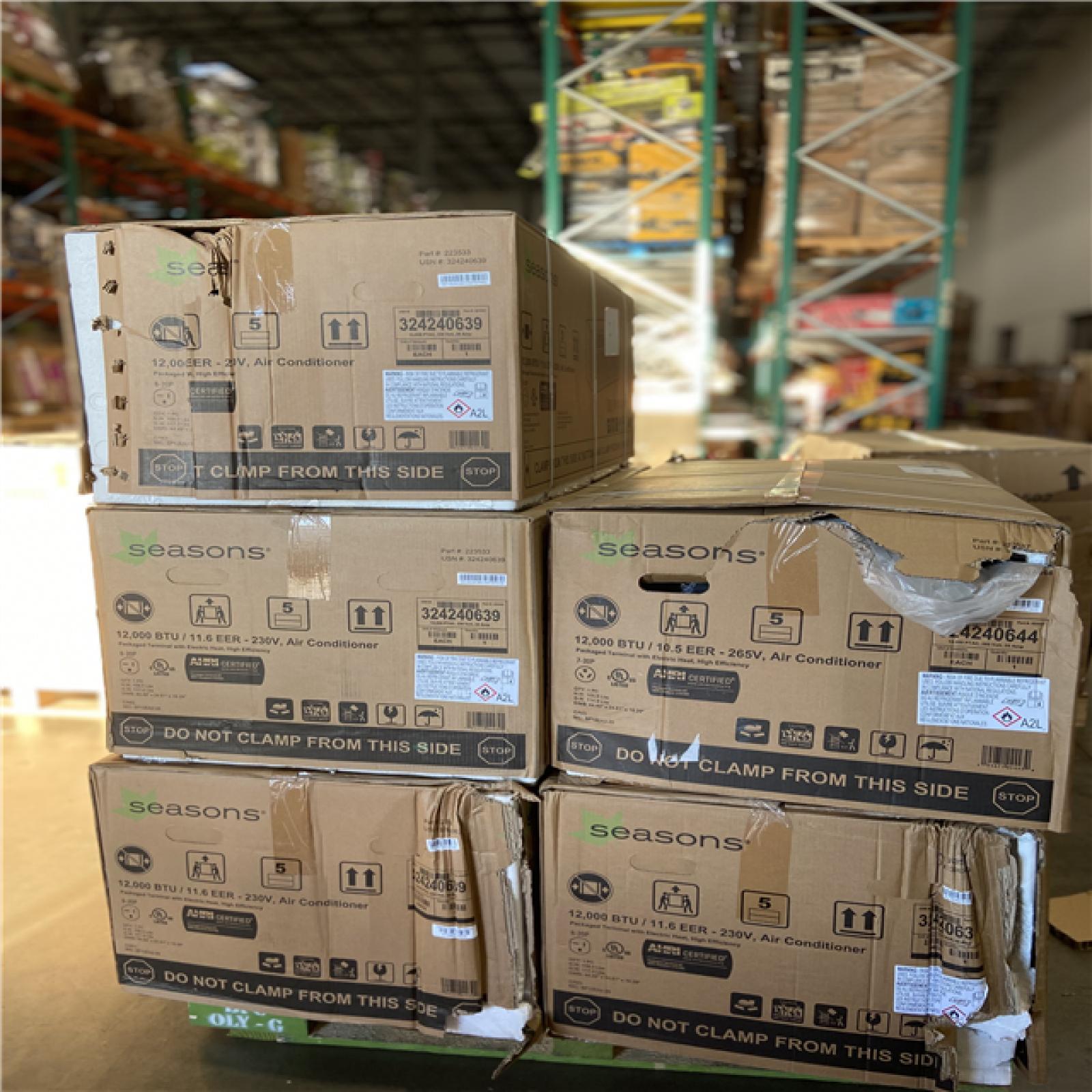 DALLAS LOCATION - MIXED AC UNIT PALLET (5 UNITS)