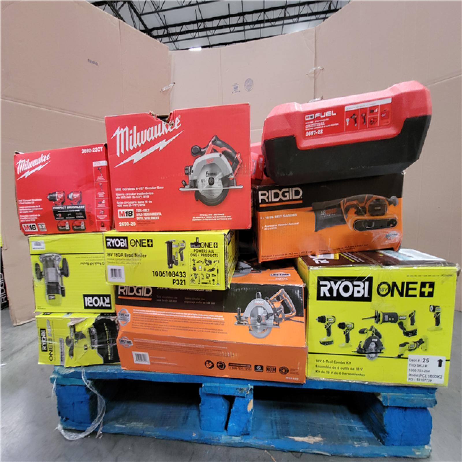 CALIFORNIA AS-IS TOOL PALLET