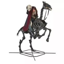DALLAS LOCATION- AS-IS HOME ACCENTS HOILDAY 8.5 ft. Giant-Sized Animated LED Knight Dullahan Headless Horseman