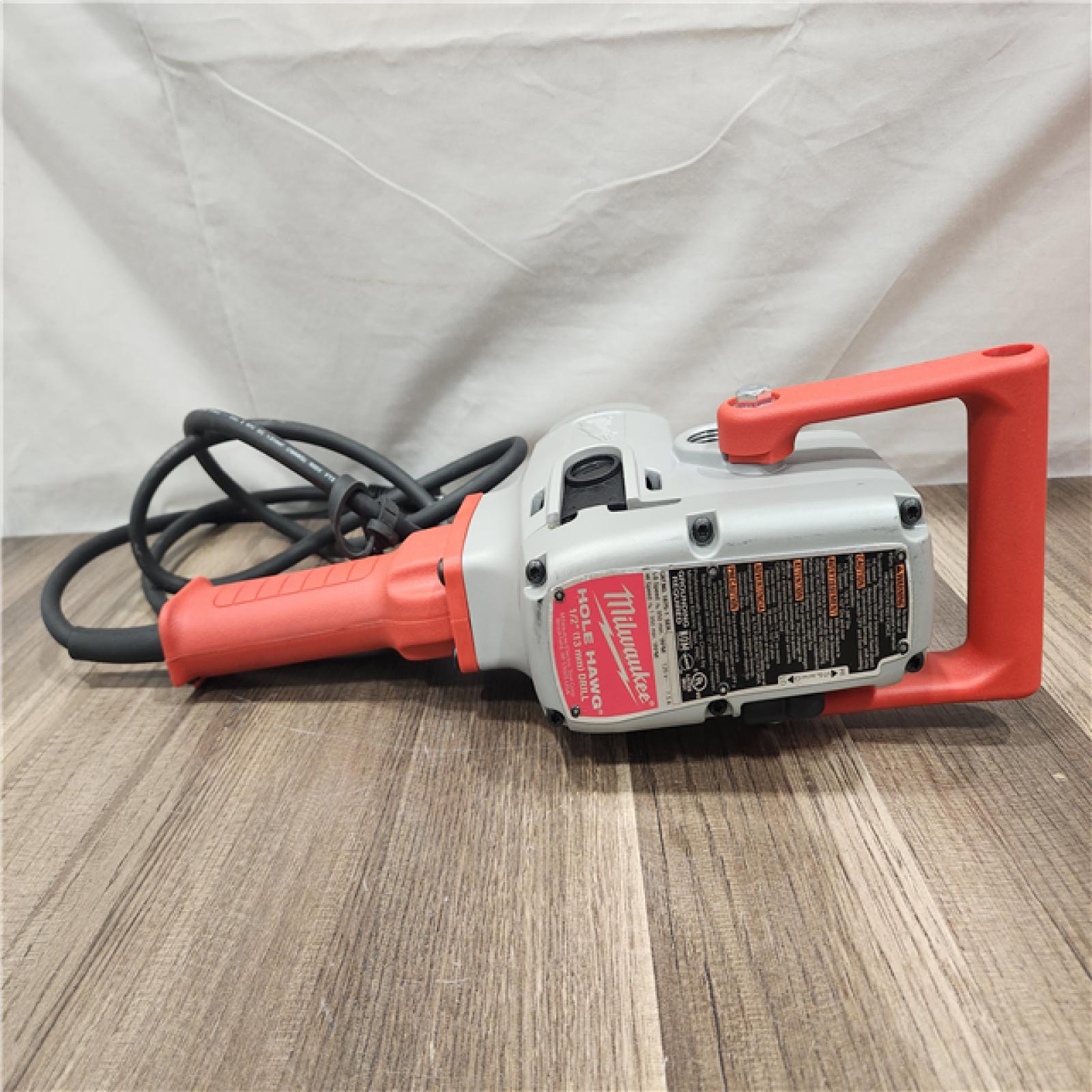 AS-IS- Milwaukee 7.5 Amp 1/2 in. Hole Hawg Heavy-Duty Corded Drill