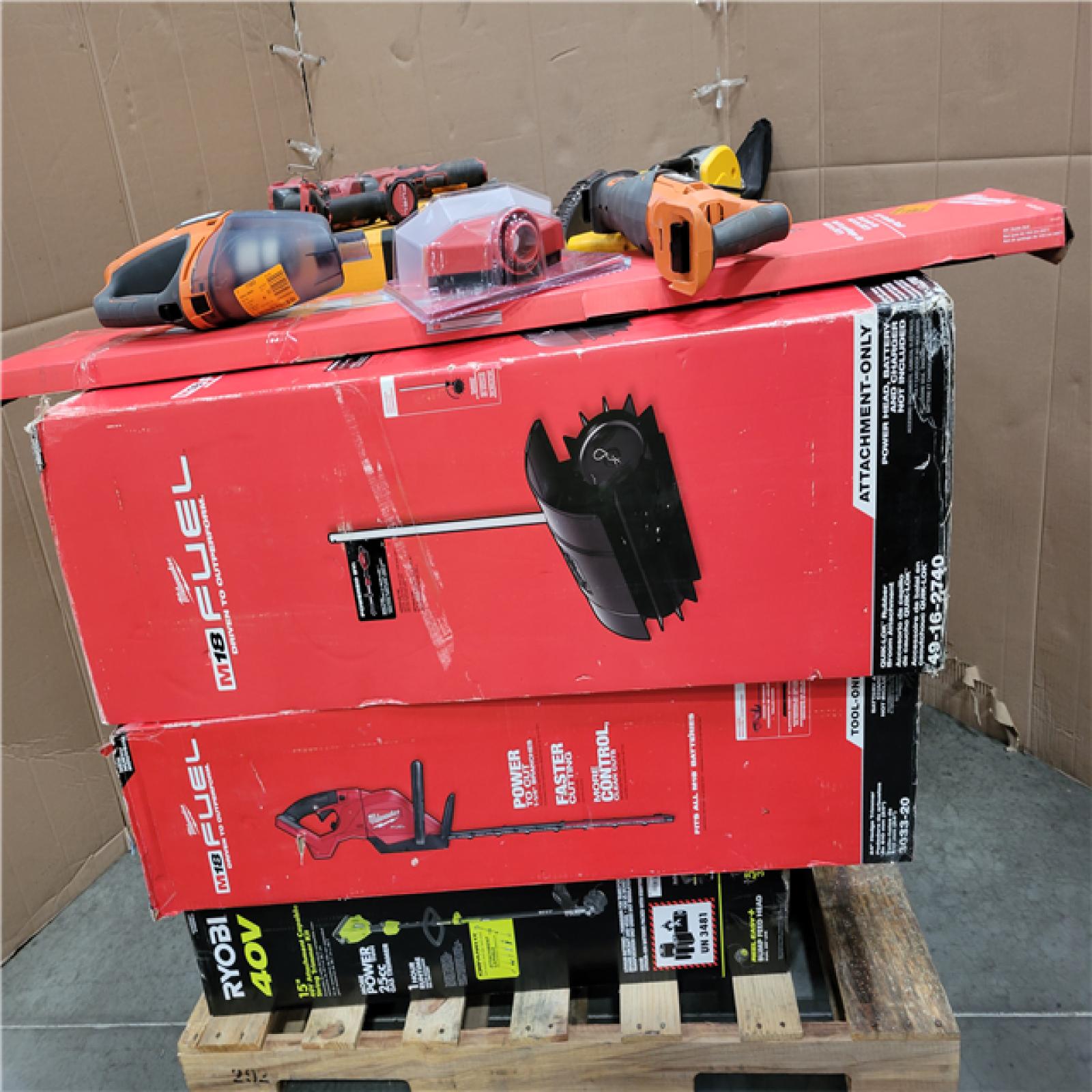 CALIFORNIA AS-IS TOOL PALLET