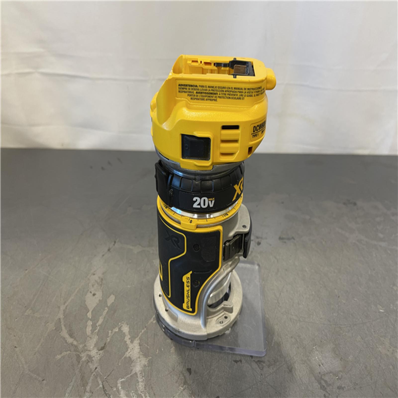 AS-IS - Dewalt 20V MAX XR Brushless Cordless Compact Router