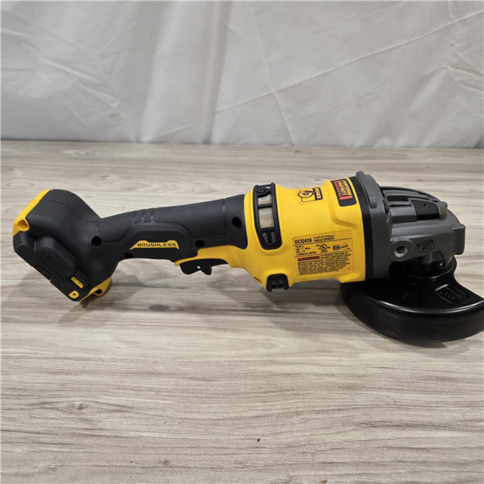AS-IS DEWALT 60V MAX Cordless 4.5 in. to 6 in. Small Angle Grinder (Tool Only)