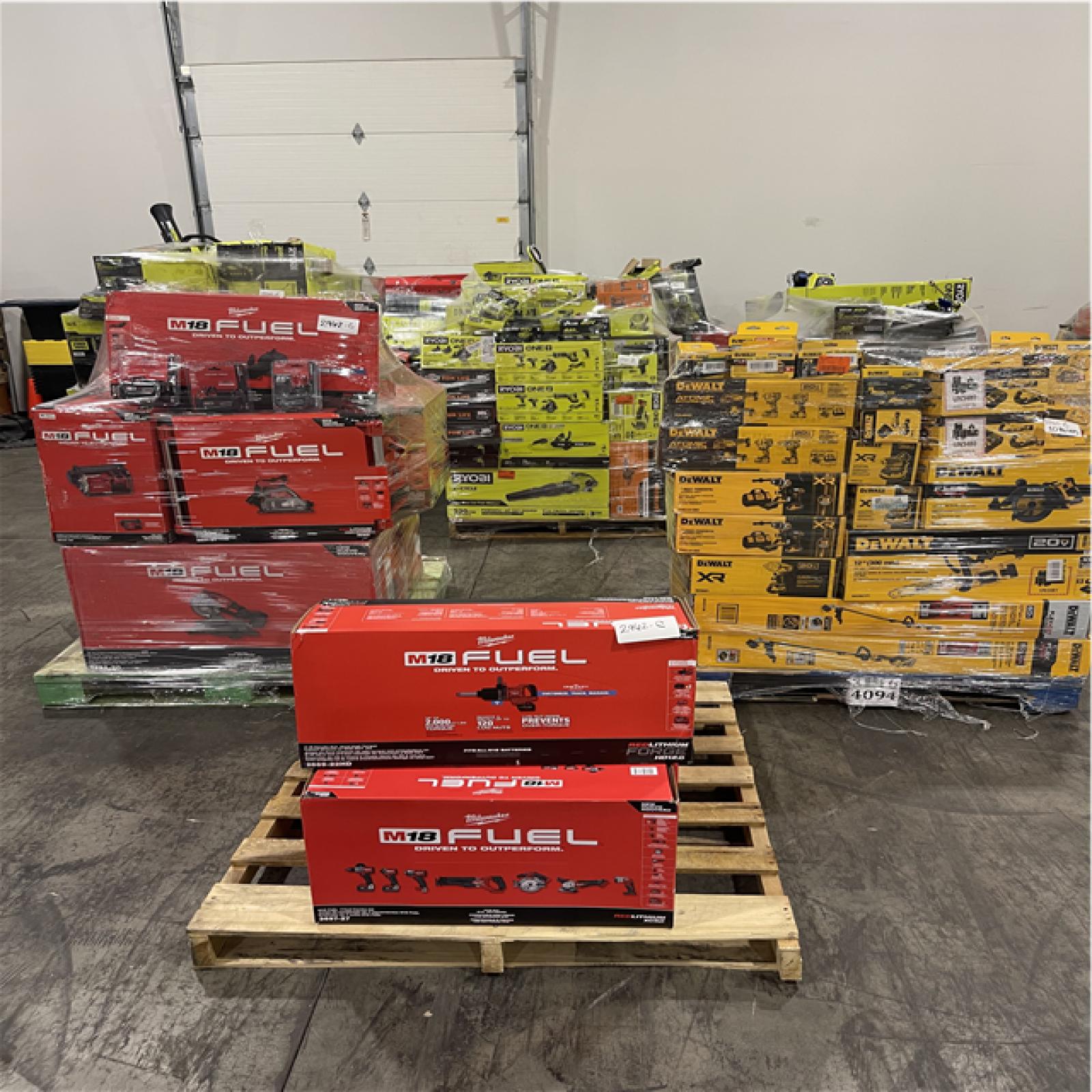 Pittston Location As-Is Power Tools Partial Truckload (10 pallets) 2962-C