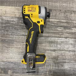 AS-IS DEWALT Atomic 20V Max Lithium-Ion Brushless Cordless Compact 1/4 in. Impact Driver Kit
