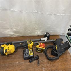 AS-IS DEWALT FLEXVOLT 60V MAX 17 in. Cordless Battery Powered Attachment Capable Trimmer Kit with (1) FLEXVOLT 3 Ah Battery & Charger