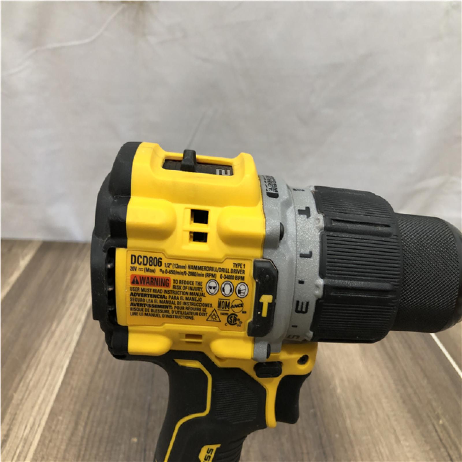 AS-IS DEWALT 20V XR Brushless Cordless 1/2 in. Hammer Drill (Tool-Only)